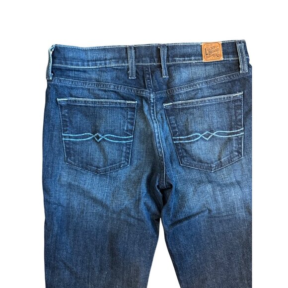Lucky Brand Sweet N Straight Womens Jeans Size 2/26 Dark Wash Denim - Picture 4 of 5